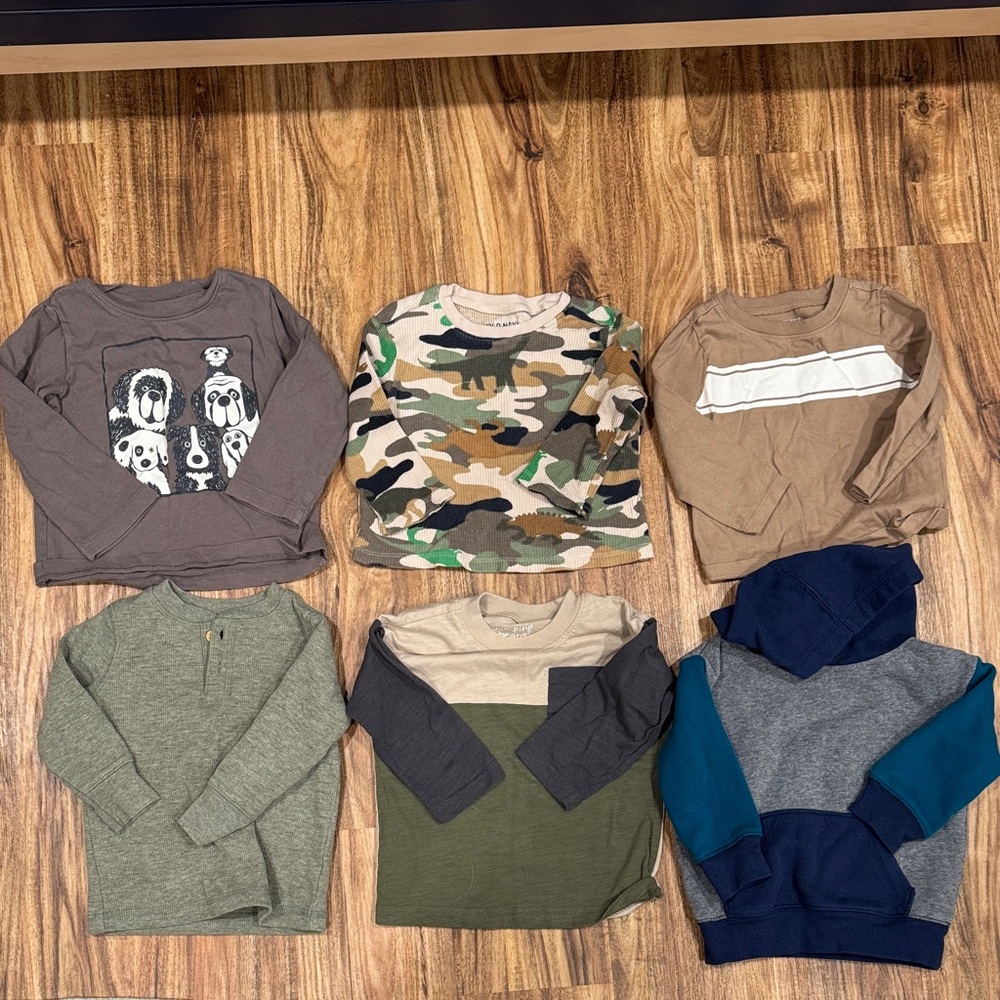 Toddler 12-18 Month Bundle Long Sleeve Bundle Set of 6